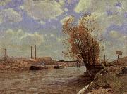 Victor Westerholm The Seine at Paris oil painting
